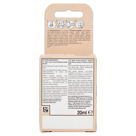 Glade® Liquido Elettrico Ricarica, Profumatore per ambienti, Fragranza Vanilla 20ml